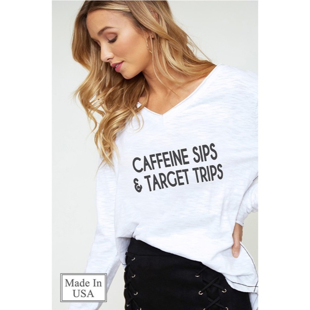 Caffeine Sips & Target Trips Top 🎯